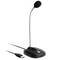 Omnidirectional Microphone for Computer with Adjustable Gooseneck, RGB Lighting, 3.5mm Headphone Output, and 5 Foot Cable Compatible with USB for Gaming, Video Conferencing, and Internet Phone Calls